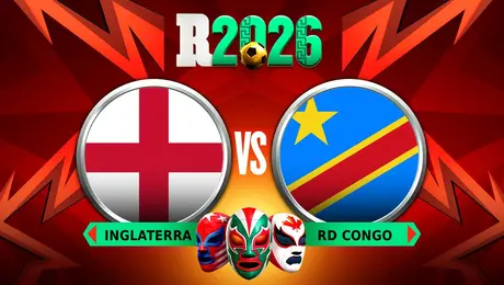 Inglaterra vs RD Congo EN VIVO Mundial 2026 Dieciseisavos