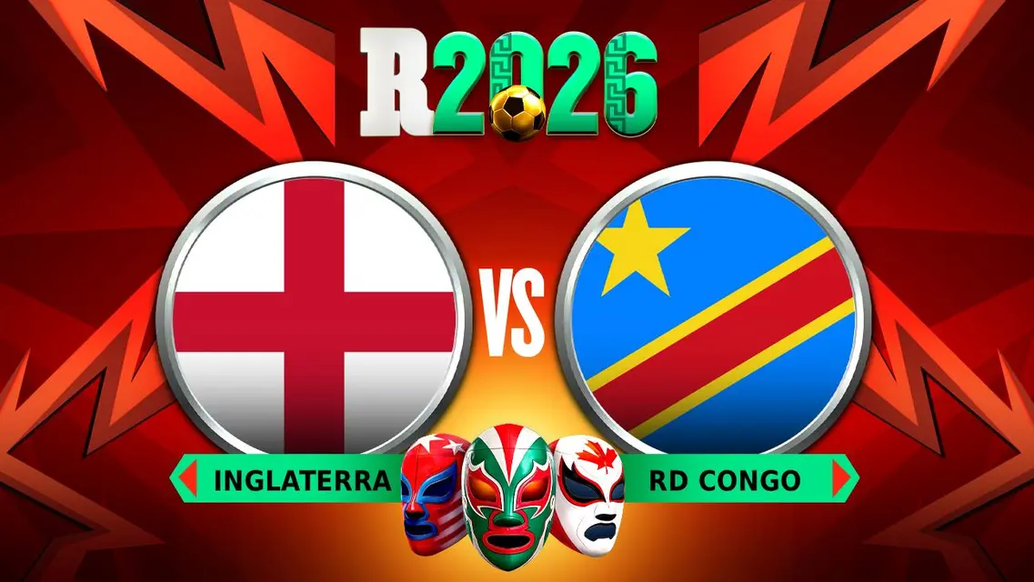 Inglaterra vs RD Congo EN VIVO Mundial 2026 Dieciseisavos