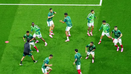 ¡Todos listos! Así se alistaron México y Ecuador para el arranque del partido