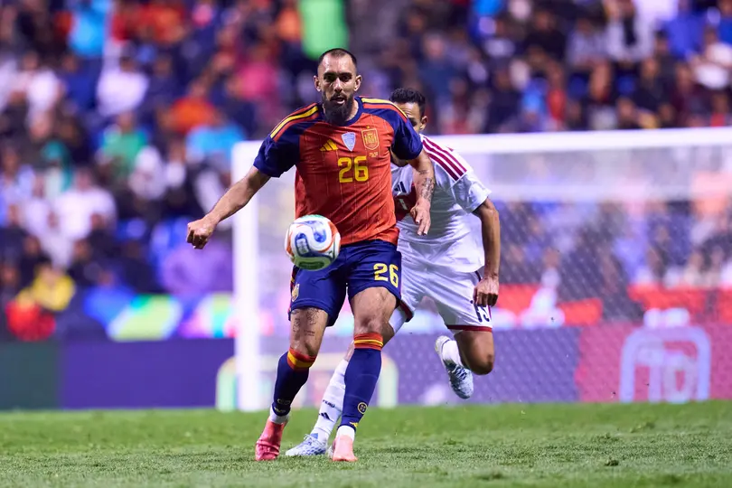 Borja Iglesias en partido con España I MEXSPORT