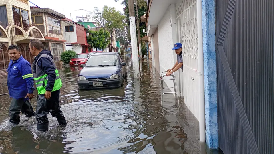 Más de 15.6 millones de metros cúbicos de agua cayeron sobre la CDMX en una sola noche