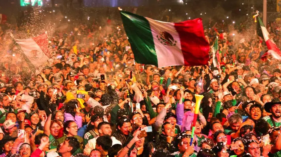 La concentración de seguidores en CDMX alcanzó una cifra histórica durante los festejos. / @GobCDMX