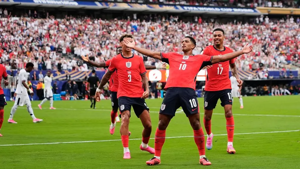 Jugadores de Inglaterra en celebración en el Mundial 2026 | AP