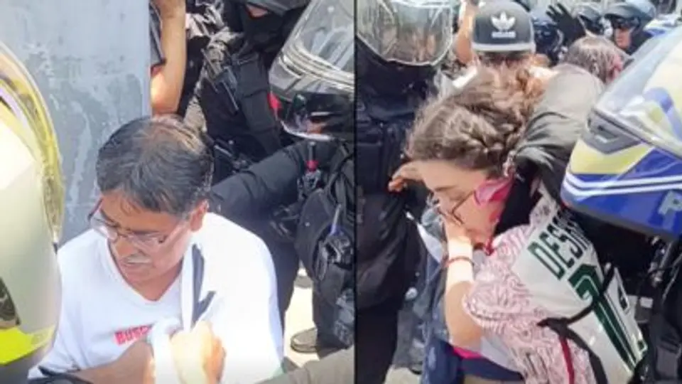 La SSC afirmó que ningún elemento recibió instrucciones para impedir la protesta o limitar la libertad de expresión de las manifestantes./ RS