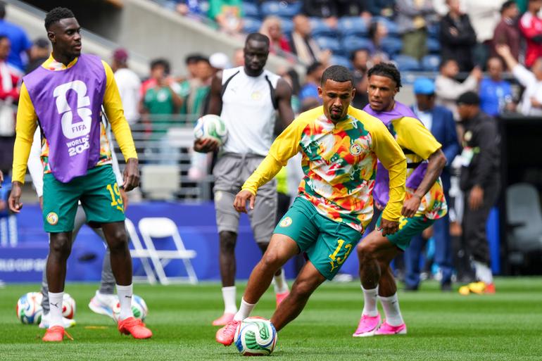 Jugadores de Senegal entrenan | AP