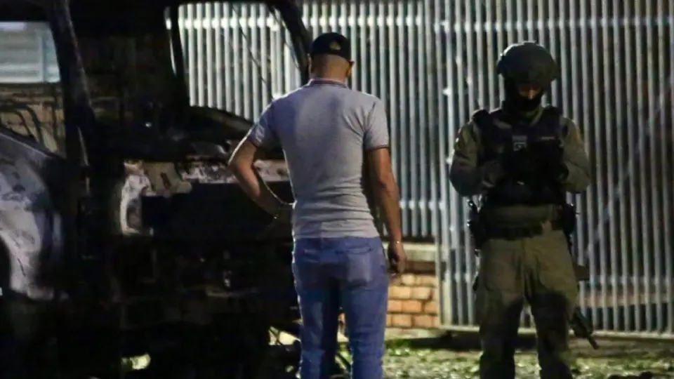 La explosión principal fue seguida por otras detonaciones registradas en el mismo sector / Redes Sociales