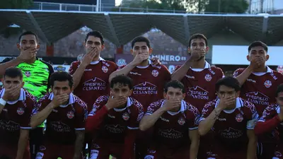 Mineros de Zacatecas se manifiesta en protesta, en la Liga de Expansión MX, pese a la 'amenaza' de la FMF