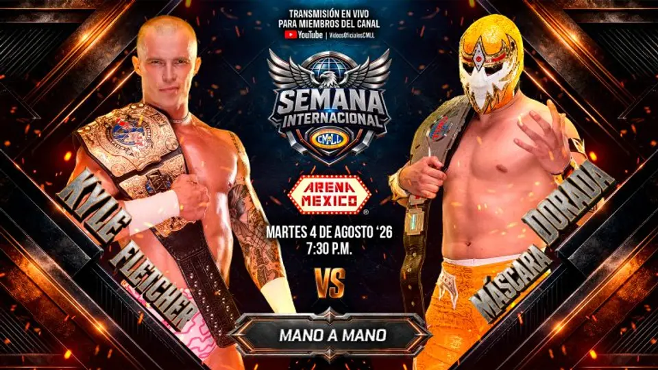 Kyle Fletcher vs Máscara Dorada | cmll.com