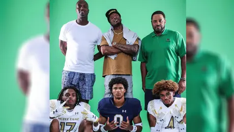 Notre Dame, el histórico programa reúne a los hijos de leyendas de la NFL