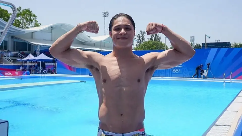 Osmar Olvera completa una actuación perfecta y conquista su tercer oro en Santo Domingo 2026