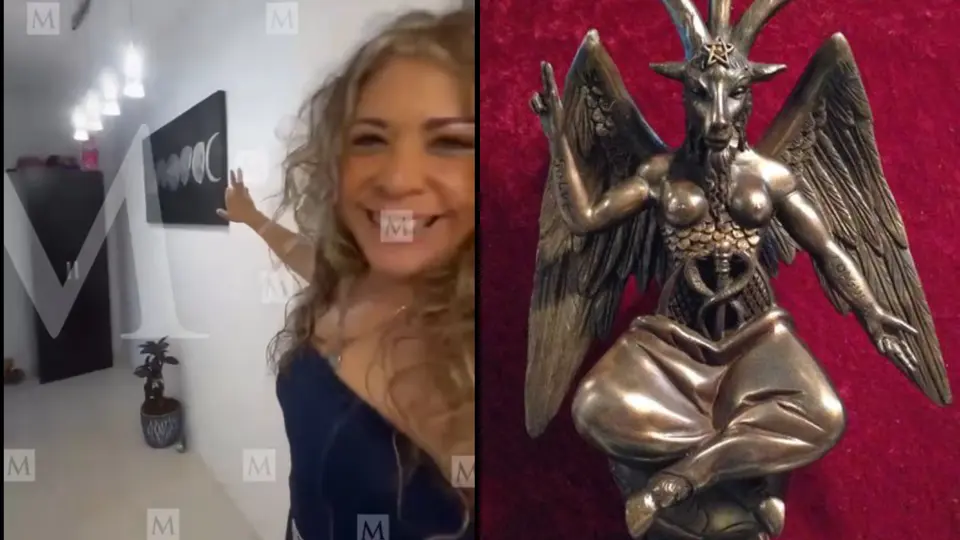 En la habitación de la señora apareció una imagen de Baphomet, deidad ligada al satanismo / Especial