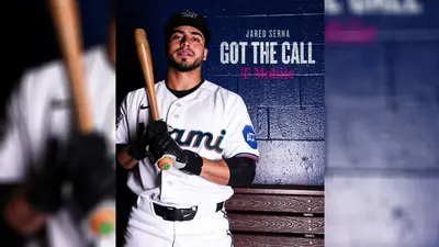 Jared Serna hace realidad el sueño al llegar a las Grandes Ligas con los Miami Marlins