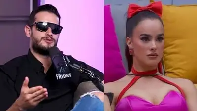 Gala Montes sorprende e invita a Adrián Marcelo a Las Vegas en plena transmisión