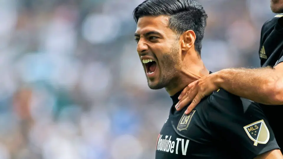 Carlos Vela en celebración con LAFC | MEXSPORT