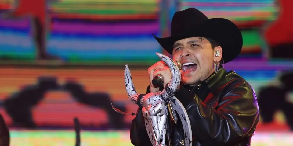 El equipo de Christian Nodal desmintió este fin de semana que el cantante vaya a presentarse el 10 de octubre en el Domo Care./redes sociales