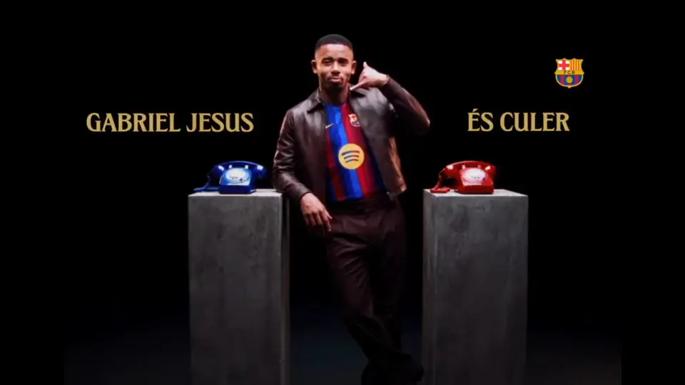 ¡Oficial! Gabriel Jesus es el nuevo delantero de Barcelona