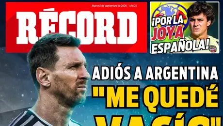 Portada RÉCORD 1 de septiembre de 2026