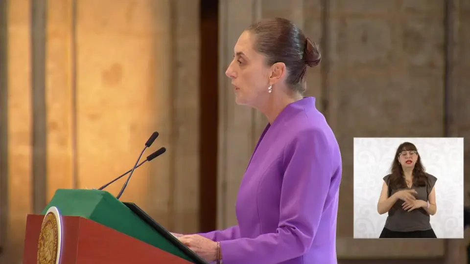 La presidenta Claudia Sheinbaum durante su Segundo Informe de Gobierno. / Gobierno de México