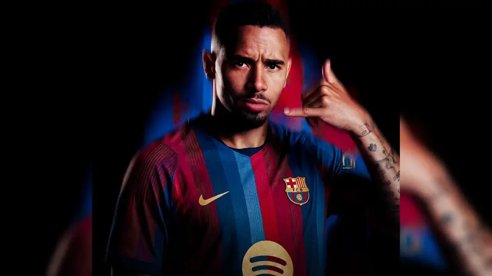 Gabriel Jesús es el nuevo jugador de Barcelona | X: @FCBarcelona_es