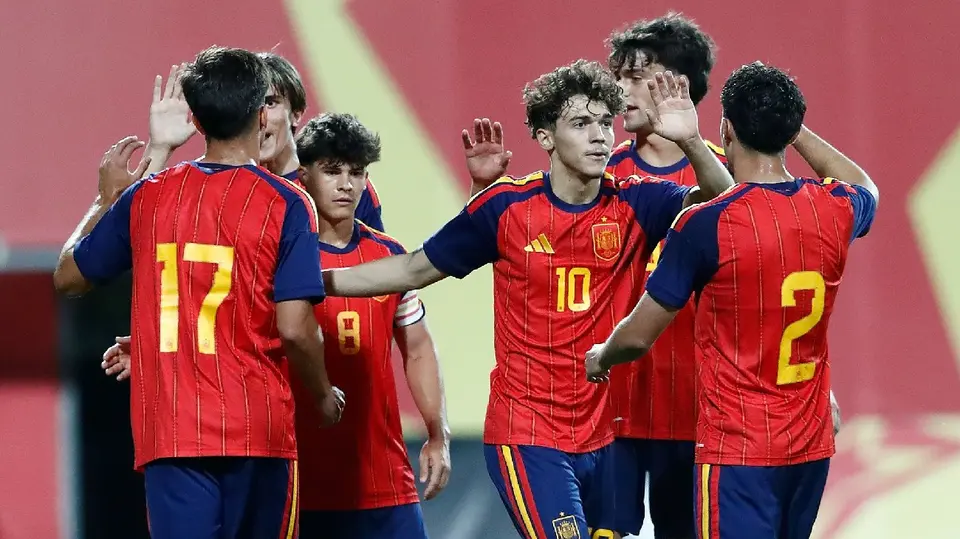 Selección de España Sub-20 en amistosos vs México | x:@SEFutbol