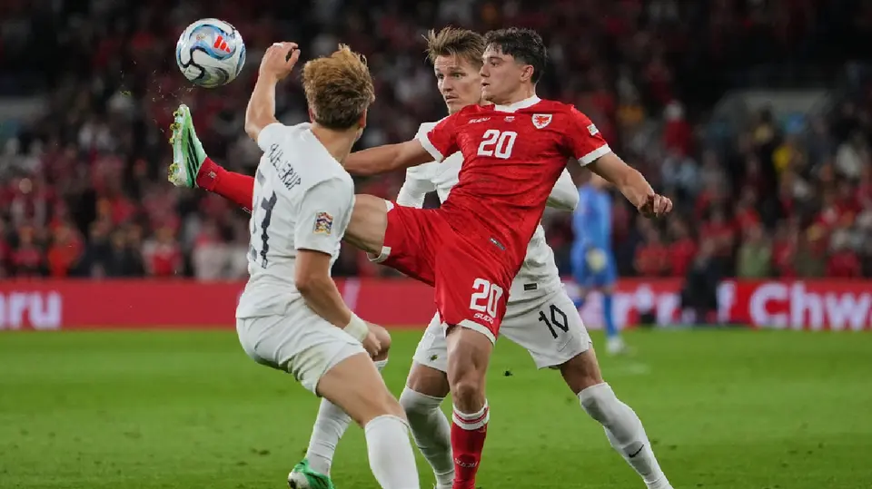 Noruega vs Gales en la UEFA Nations League | AP