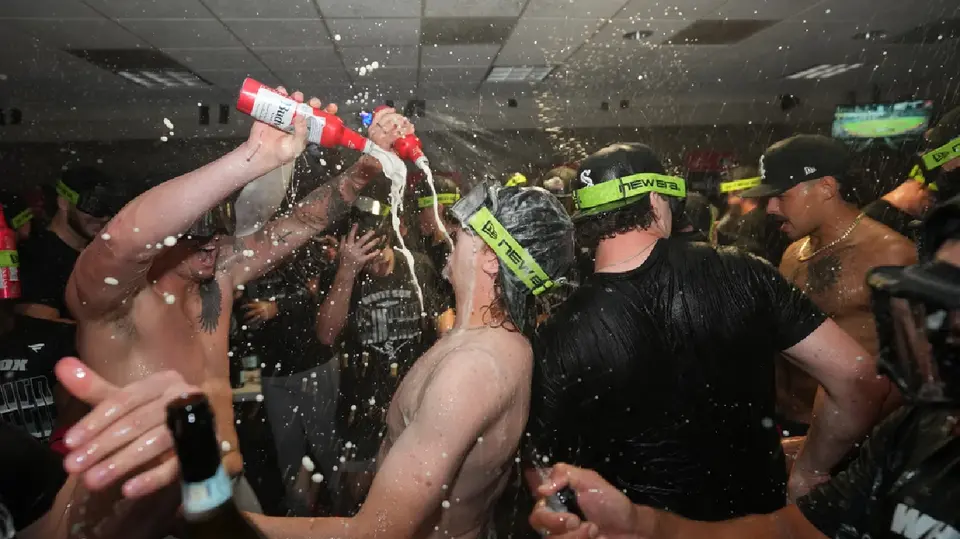 Chicago White Sox celebrando el pase a la Serie Divisional | AP