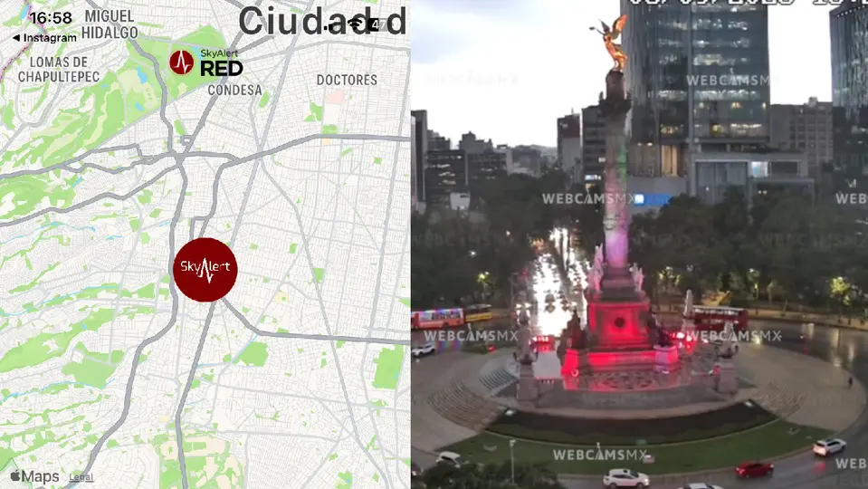 El estruendo del relámpago hizo que SkyAlert lo detectara como un microsismo / Especial