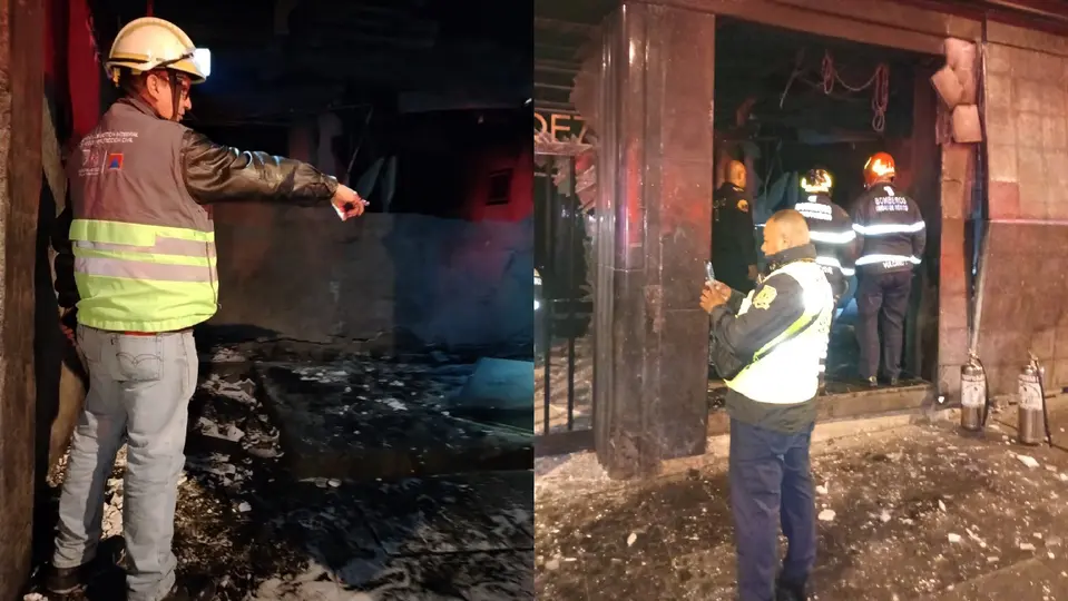 La explosión quedó registrada por cámaras ubicadas en la zona e iluminó toda la Alameda Central / Especial