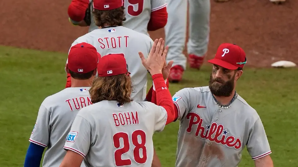 Phillies de Philadelphia tras derrotar a Braves | AP