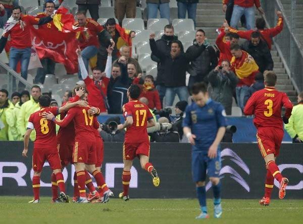 Pedro anotó el gol de España en tierras galas | AP