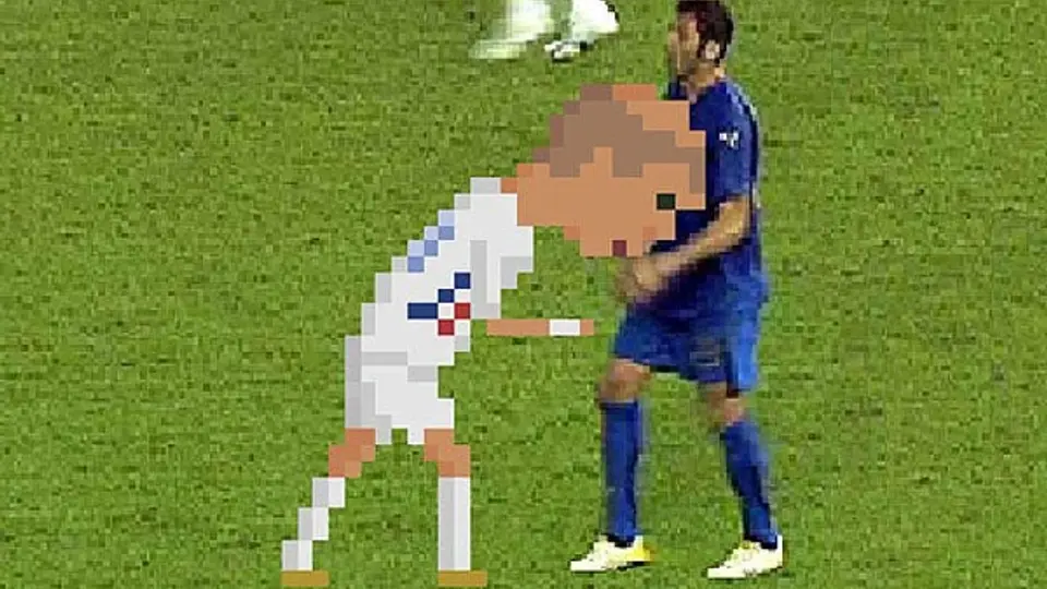 Imágenes históricas del futbol 'pixeleadas'
