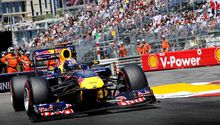 Vettel se impone en un accidentado GP de Mónaco