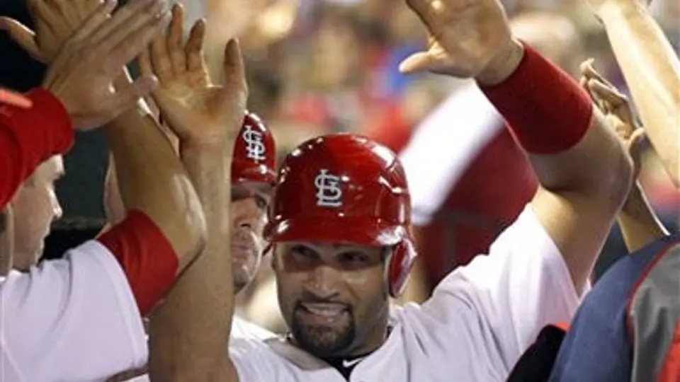 Pujols conecta el jonrón más largo del Busch Stadium