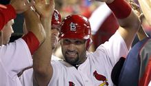 Pujols conecta el jonrón más largo del Busch Stadium