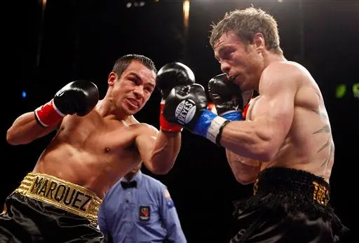 Márquez noquea a Katsidis en el noveno y pide revancha ante Pacquiao