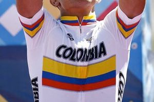 El colombiano Marlon Pérez gana la prueba ciclista contrarreloj