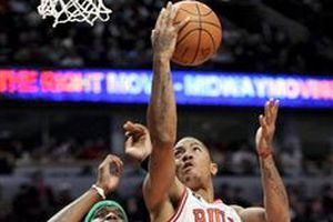 Rose gana duelo a Rondo; Chicago vence 90-79 a Celtics