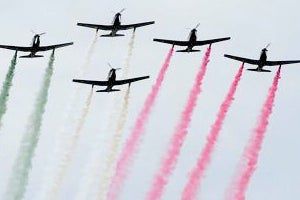 Sorprendente espectáculo aéreo en cielos Panamericanos