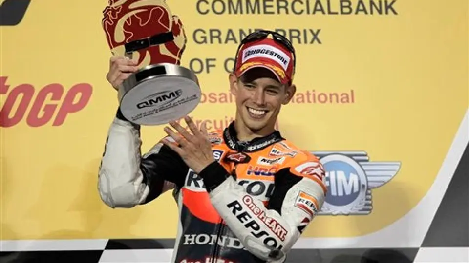 Casey Stoner se impone en el GP de Qatar