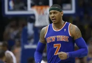 Carmelo Anthony supera a LeBron en venta de camisetas