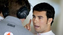 Sergio Pérez, de acuerdo que se aplazara la calificación