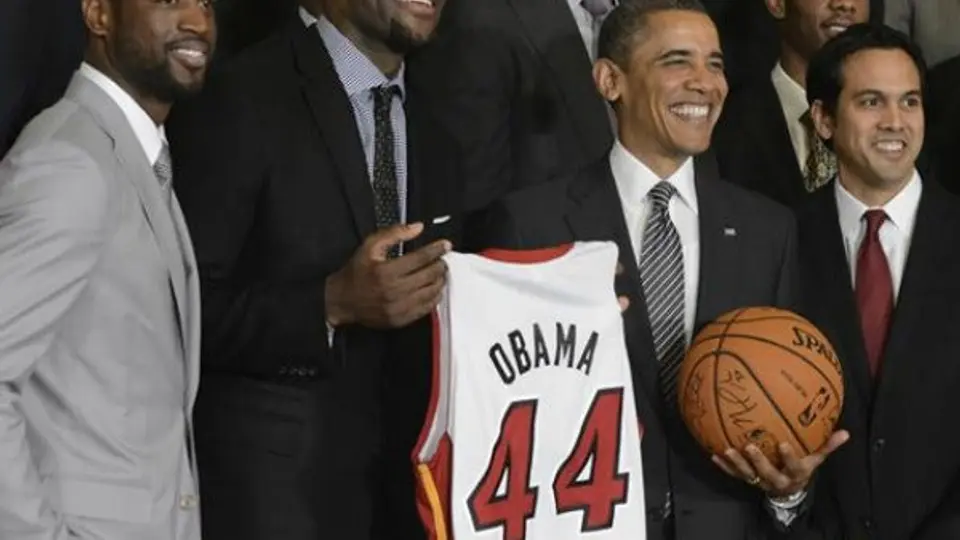Heat de Miami visita la Casa Blanca