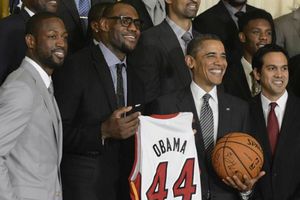 Heat de Miami visita la Casa Blanca