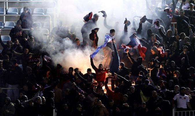 La celebración de los aficionados del PSG | AP