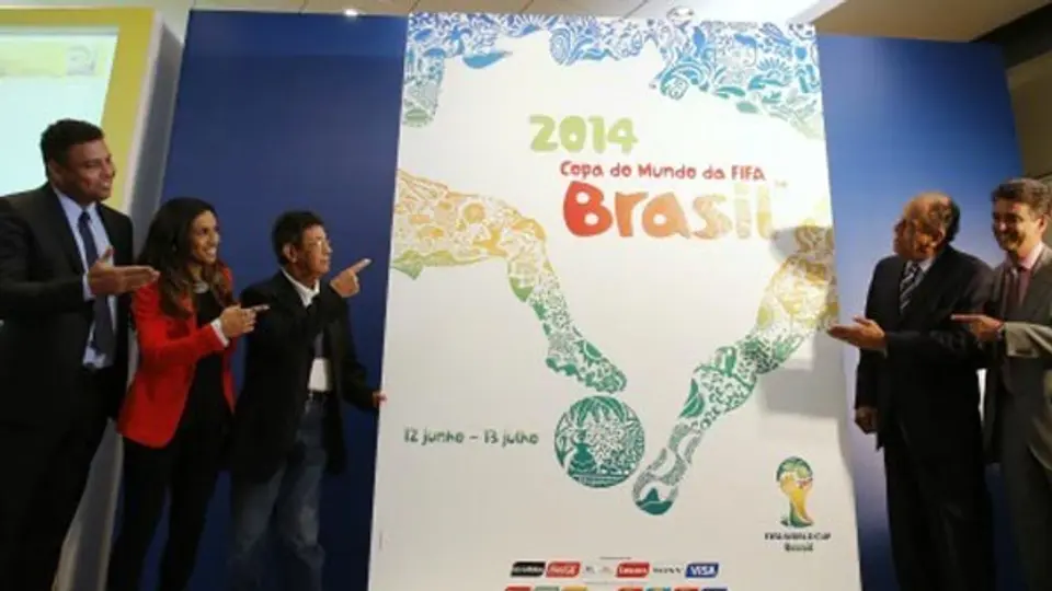 Presentan cartel para el Mundial Brasil 2014