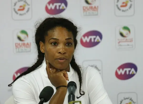 ?Serena se retira del torneo de Dubai por lesión