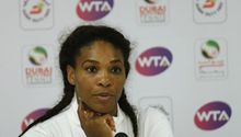 ?Serena se retira del torneo de Dubai por lesión