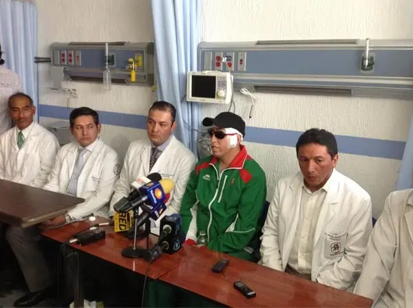 Noé Hernández, dado de alta del hospital