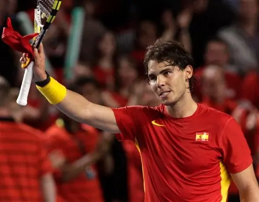 Nadal 'despacha' al belga Olivier Rochus