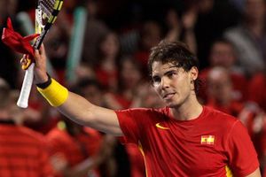 Nadal 'despacha' al belga Olivier Rochus